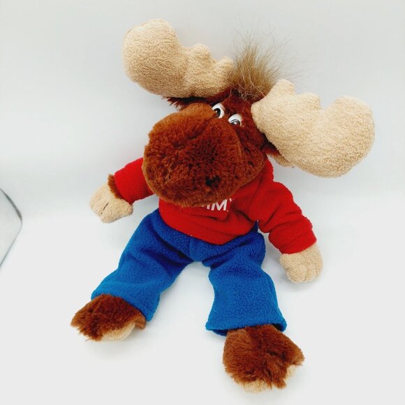 Tommy Moose 12" Purr-Fection MJC Plush Red Shirt Blue Pants 1988 - Picture 1 of 10